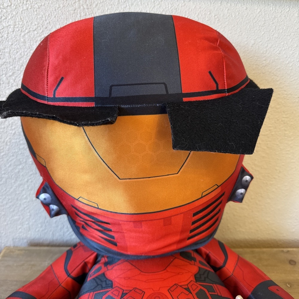 JUMBO Huge Halo Red Spartan Plush 27" Bandai Namco 2019 Clean - Picture 2 of 4